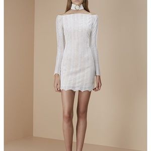 NWT Keepsake Think Twice Lace Dress in Ivory⚡️